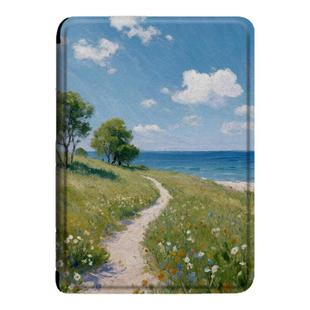 电子书适用kindle阅读器paperwhite莫奈油画scribe保护套kpw4风景5小众6寸oasis3潮2第11代958/voyage1499壳