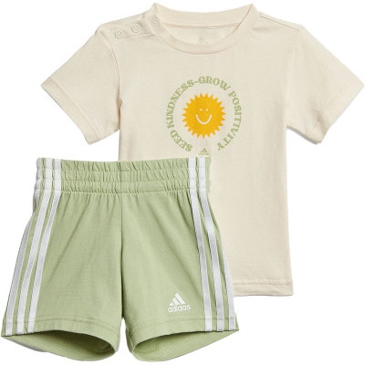 阿迪达斯正品婴童运动套装