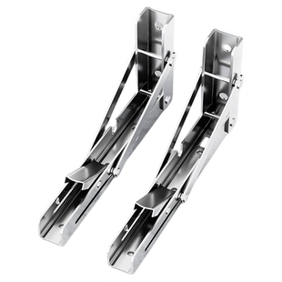 304不锈钢折叠支架三角托架墙上桌子折叠板可上翻置物架支撑架