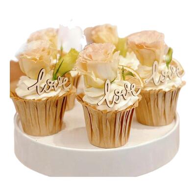 香槟色甜品台装饰订婚蛋糕装摆件