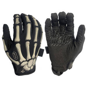 官方TACLAB经典黑白骷髅万圣节战术防滑触屏开车射击cos男女手套