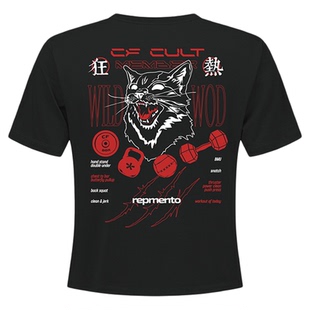 猫狗CP系列 | 吸汗速干轻盈舒适Crossfit训练运动短袖背心