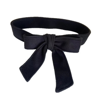 腰带女配大衣双面呢腰带男女通用蝴蝶结长宽绑带装饰秋冬双层毛呢