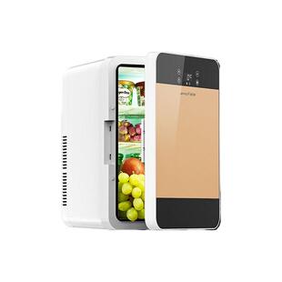 Amoi迷你小冰箱车载小型家用学生宿舍办公室母乳车家两用冷藏单人