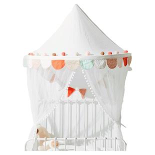 儿童帐篷室内游戏屋读书角玩具屋装饰布置公主房床头全棉壁挂幔帐