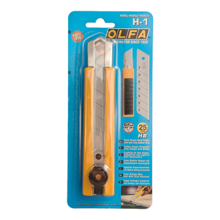 OLFA爱利华日本美工刀25mm家用大号特大切割刀101B通用H-1安全刀