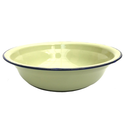 一次满10只包邮精品老式绿搪瓷碗