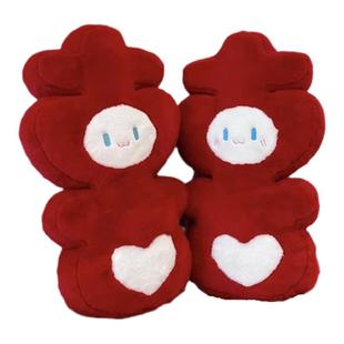 压床娃娃一对结婚喜字抱枕婚礼婚房布置公仔新婚礼物摆件婚庆用品