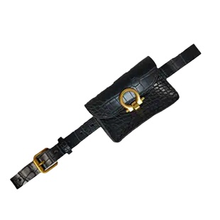 红色小腰包女款迷你皮带包装饰配裙子毛衣牛仔裤腰带小包2025新款