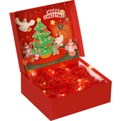 圣诞礼盒平安夜苹果空盒加厚加硬