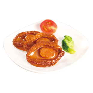 德叔鲍鱼鲍鱼6头吉品熟食鲍汁干鲍罐头加热即食3只装日常拌饭捞饭