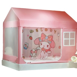 新型蚊帐家用2025新款卧室防摔儿童女孩公主风房室内床上帐篷遮光