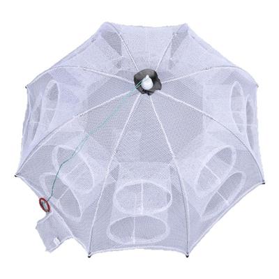 白色地网渔网虾笼捕鱼笼抓虾网泥鳅黄鳝笼只进不出捕鱼工具捕鱼笼