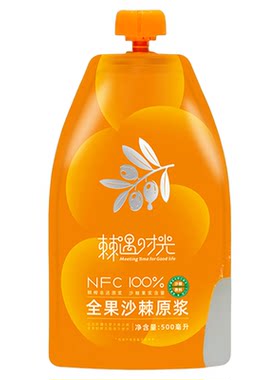 棘遇时光 新疆全果沙棘原浆 有机大果沙棘果汁原液原汁