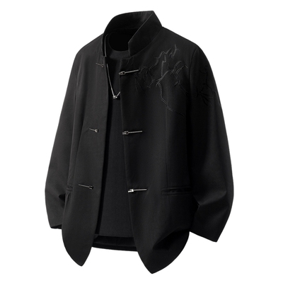 新中式西服中国风结婚礼服外套