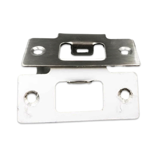 卫生间门锁定位导向片配件门框孔板不锈钢片门锁芯舌防撞扣板加厚