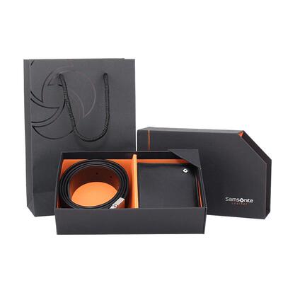 新秀丽礼盒套装钱包自动扣皮带