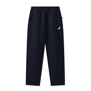 NAUTICA儿童运动裤男童加绒裤子秋冬加厚女童大童软壳登山冲锋裤