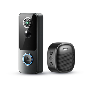 可视门铃监控门口防盗电子猫眼家用无线摄像头360度全景鱼眼摄影