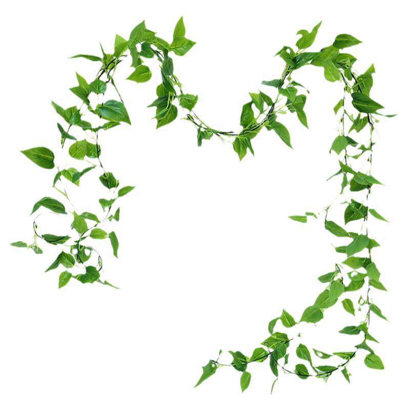 仿真绿植树叶藤蔓常青藤塑料假花花藤葡萄叶藤条植物吊顶缠绕装饰
