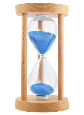 原木打造精致沙漏时间管理计时器
