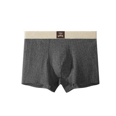 高档纯棉100%全棉裆男士内裤男款