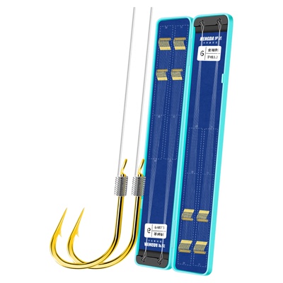 鱼钩绑好正品子线双钩