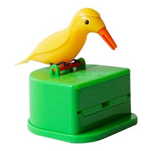 网红同款智能牙签盒自动卡通小鸟牙签筒创意家用客厅按压式牙签桶