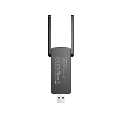 COMFAST免驱动WiFi6无线网卡5G双频千兆usb台式电脑主机WiFi接收器笔记本外置网卡蓝牙5.4热点发射器943Fv2