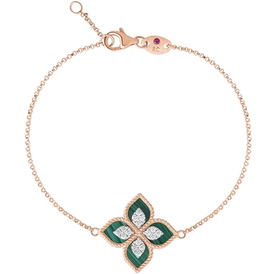 ROBERTOCOIN/珂瑛孔雀石手链