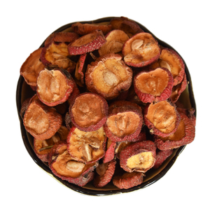 山楂干老树野生山楂手选中片500g包邮精选有籽山渣干非无核泡茶水