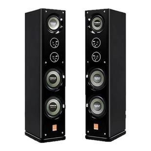 STARKLOK旋风9号双8寸落地音箱家用卡拉OK家庭影院HIFI音箱书架箱