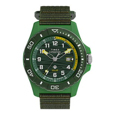 天美时户外多功能太阳能手表男