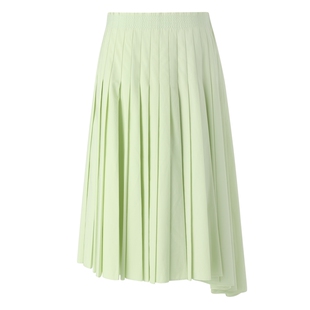 IIIVIVINIKO春季新款优雅伞状不对称百褶半身长裙女M410705117C