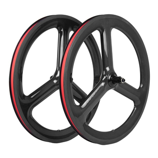 451碳纤维三刀轮16寸碟刹快折349圈刹快拆20寸22寸碳轮组折叠406