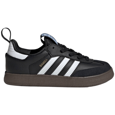 滔搏adidas阿迪达斯三叶草小童SAMBA QUICKON K运动休闲鞋KK2178