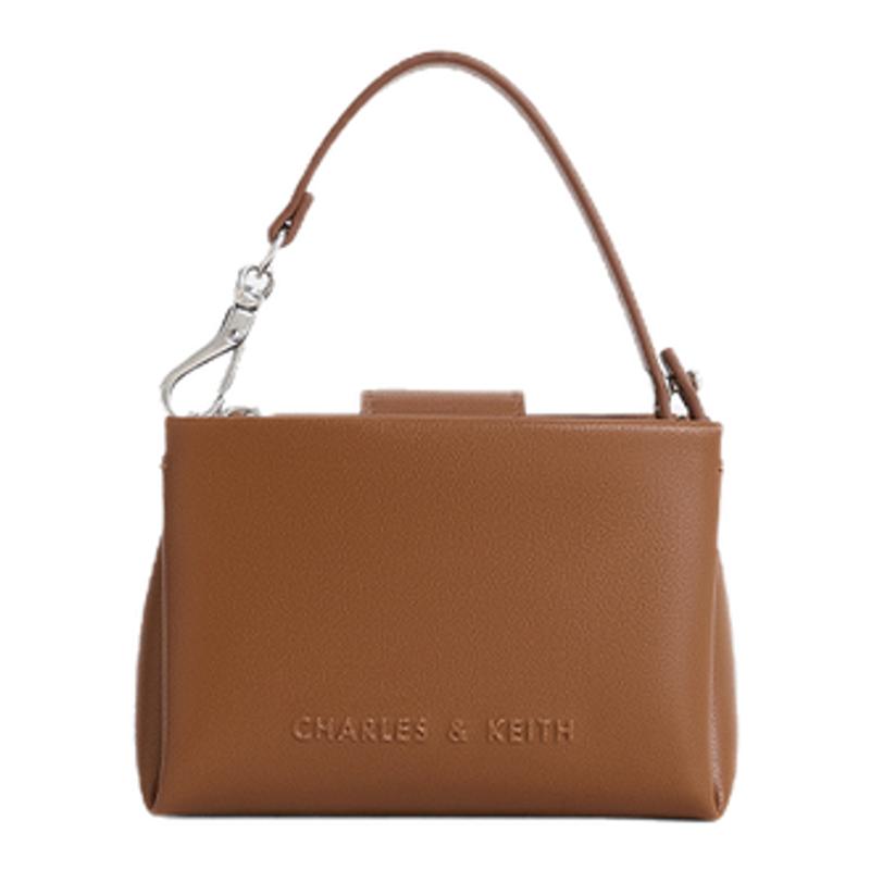 CHARLES&KEITH夏季女包CK6-30770642简约迷你小巧链条斜挎小方包