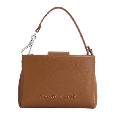 简约柔软链条迷你斜挎小方包