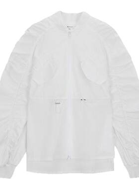MOUSSY 春季新品城市运动风抽绳收腰夹克外套女028ISA30-2541