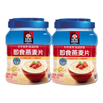 quaker桂格即食纯燕麦速食