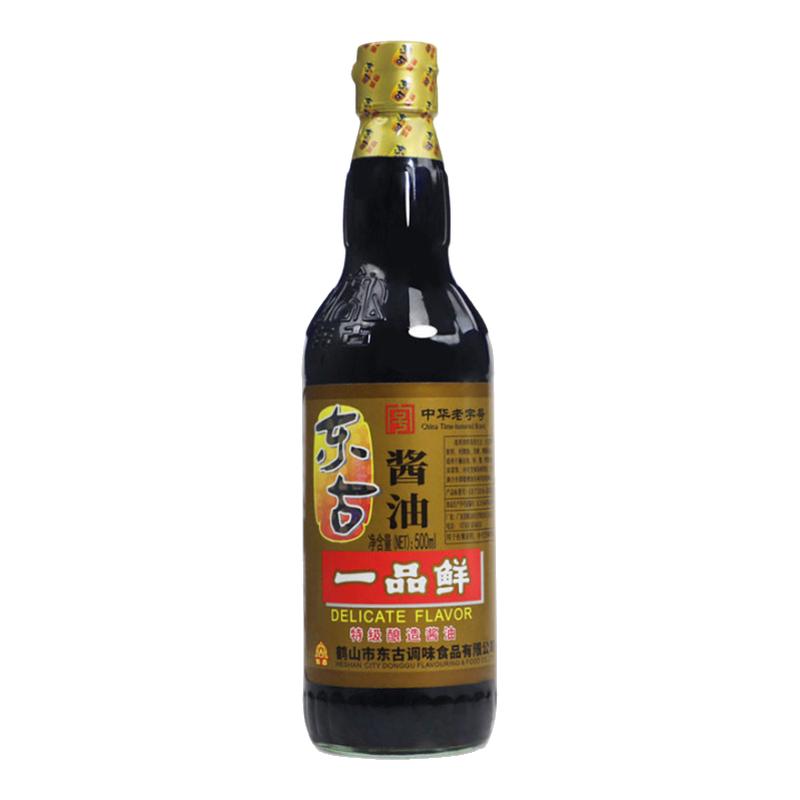 【中华老字号】东古一品鲜酱油500ml/瓶特级酿造黄豆酱油生抽