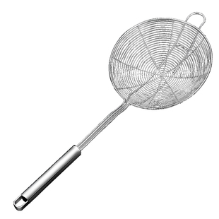 火锅专用漏勺家用厨房捞面饺子大笊篱316不锈钢食品级漏网勺商用