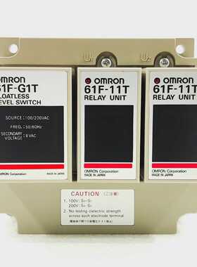 OMRON 61F-G1T FLOATLESS LEVEL SWITCH WITH 61F-11T RELAY UNIT