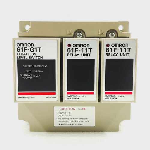 OMRON 61F-G1T FLOATLESS LEVEL SWITCH WITH 61F-11T RELAY UNIT