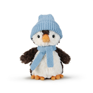 nomielle卷毛小企鹅毛绒玩具安抚玩偶可爱公仔生日抱枕新年礼物