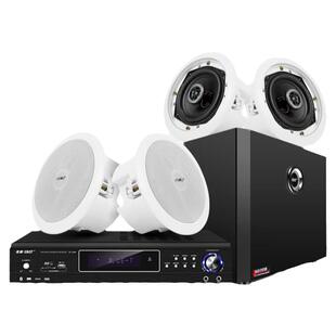 先科5.1吸顶式家庭影院音响套装电视机KTV家用客厅重低音功放音箱