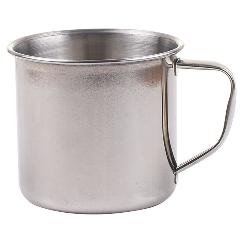 304食品级怀旧不锈钢带盖茶杯