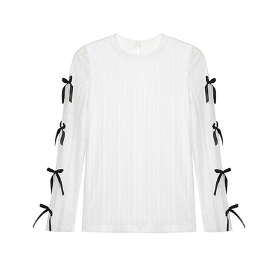 SourceWithU蝴蝶结内搭打底长袖