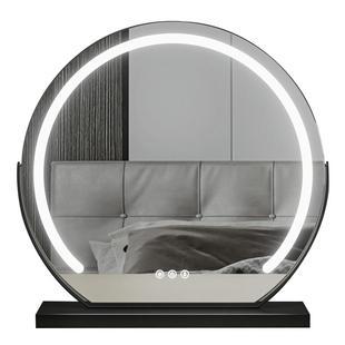 led化妆镜子台式桌面带灯大号家用补光智能卧室梳妆台镜网红美妆