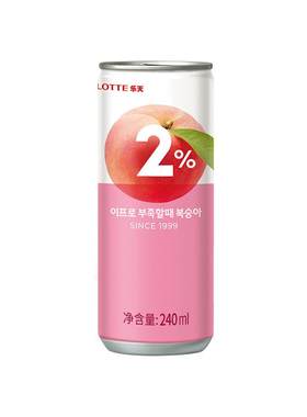 lotte0脂肪韩国葡萄味饮料